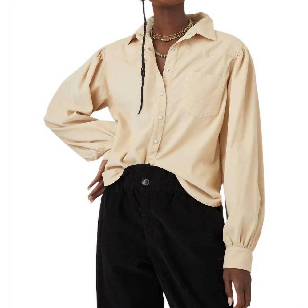 NEW XIRENA wylan shirt in biscotti